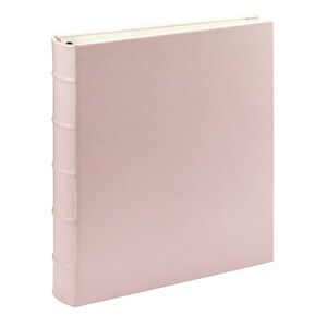 Graphic Image Large 3-Ring Photo Album Light Pink Pebble Grain Leather